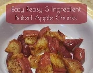 Easy Peasy Baked Apples - Toddler Meal